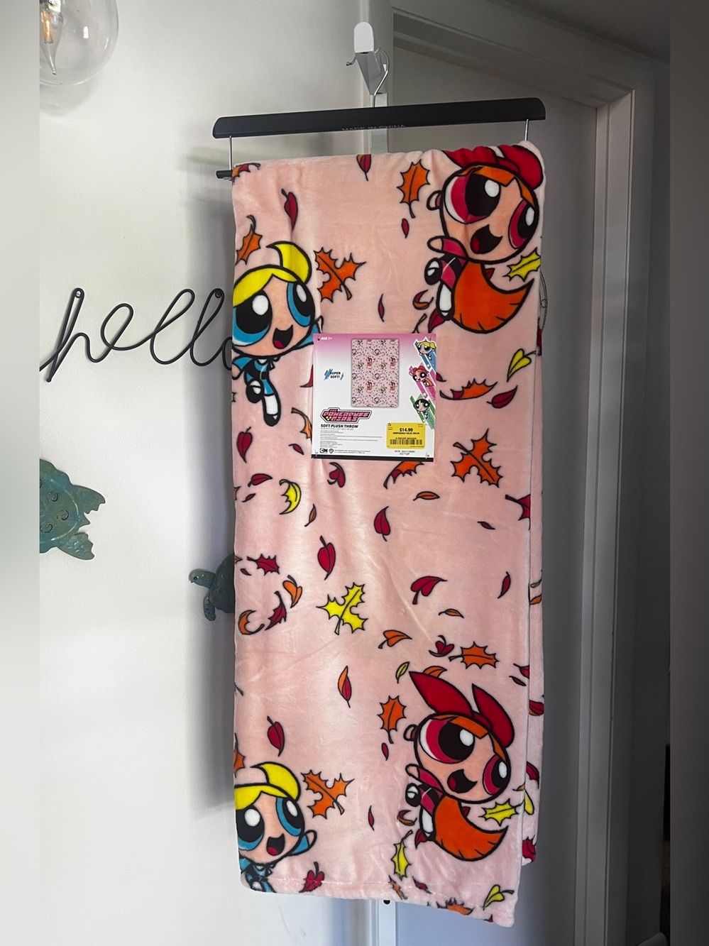 NEW PowerPuff Girls Fall Throw Blanket 50”x70”